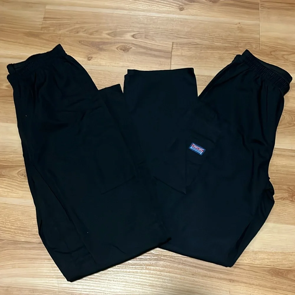 Black Scrub Pants - Picture 1 of 4